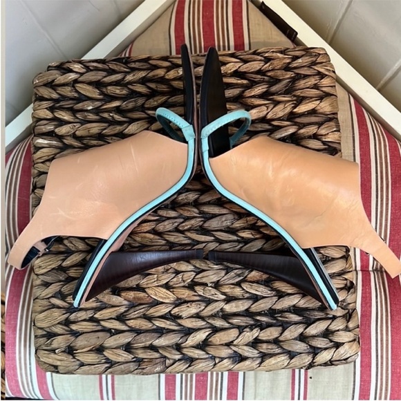 Rebecca Minkoff Barista Cipria Celadon Nubuck Heels - Picture 4 of 16